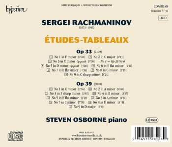 CD Sergei Vasilyevich Rachmaninoff: Études-Tableaux