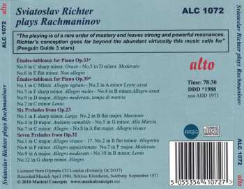 CD Sergei Vasilyevich Rachmaninoff: Preludes and Études-Tableaux