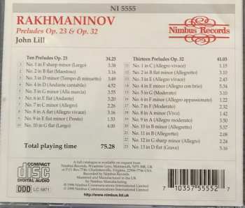 CD Sergei Vasilyevich Rachmaninoff: Preludes Op. 23 & Op. 32