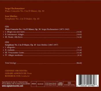 2CD Sergei Vasilyevich Rachmaninoff: Rachmaninov/Sibelius