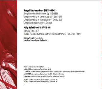 Doos/Blu-ray/3SACD The London Symphony Orchestra: Symphonies Nos 1-3 / Symphonic Dances