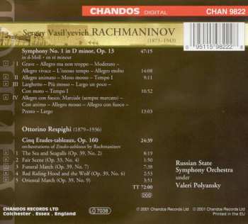 CD Sergei Vasilyevich Rachmaninoff: Symphony No. 1 / Etudes-Tableaux