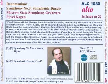 CD Sergei Vasilyevich Rachmaninoff: Symphony No.3 / Symphonic Dances