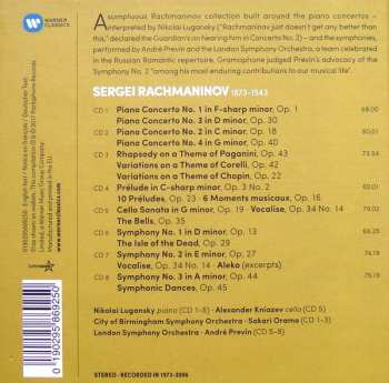 8CD/Doos Sergei Vasilyevich Rachmaninoff: The 4 Piano Concertos • Piano Works • The 3 Symphonies • Orchestral Works