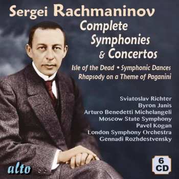6CD/Doos Sergei Vasilyevich Rachmaninoff: Sergei Rachmaninov (1873-1943) Complete Symphonies And Concertos