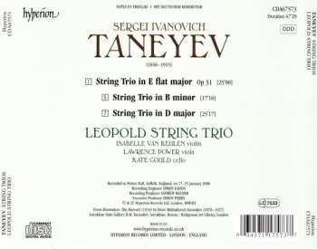 CD Sergey Ivanovich Taneyev: String Trios