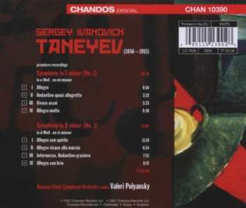 CD Russian State Symphony Orchestra: Symphony No. 1 In E Minor • Symphony No. 3 In D Minor