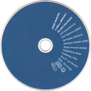 CD Sergio Armaroli: More Windows & Small Mirrors / Milano Dialogues Part Two