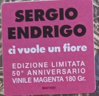 LP Sergio Endrigo: Ci Vuole Un Fiore CLR | NUM | LTD
