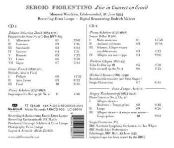 2CD Sergio Fiorentino: Live In Concert On Érard