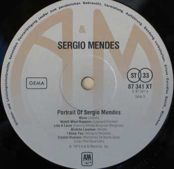 2LP Sérgio Mendes: Portrait Of Sergio Mendes