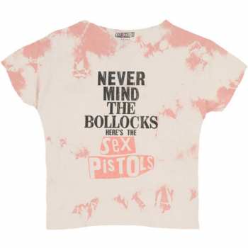 Merch Sex Pistols: Dames Crop Top Never Mind The Bollocks