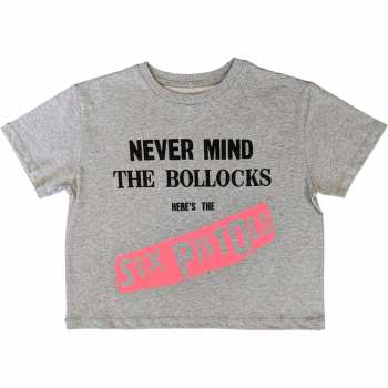 Merch Sex Pistols: Dames Crop Top Never Mind The Bol.....s Original Album