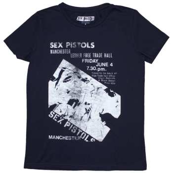 Merch Sex Pistols: Dames T-shirt Manchester Flyer