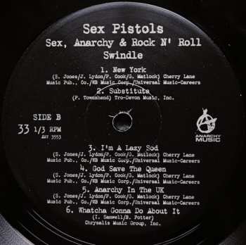 LP Sex Pistols: Sex, Anarchy & Rock N' Roll Swindle