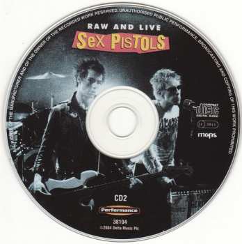 2CD Sex Pistols: Raw And Live