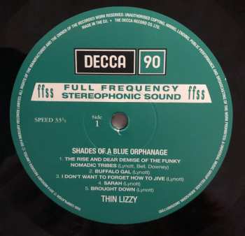 LP Thin Lizzy: Shades Of A Blue Orphanage