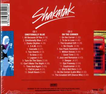 2CD Shakatak: Emotionally Blue / On The Corner