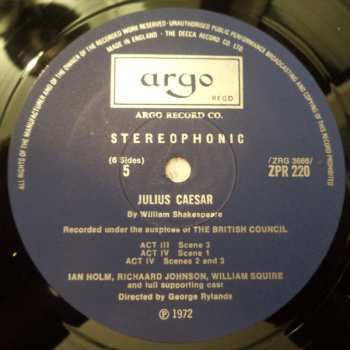 3LP/Doos William Shakespeare: Julius Caesar