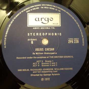 3LP/Doos William Shakespeare: Julius Caesar
