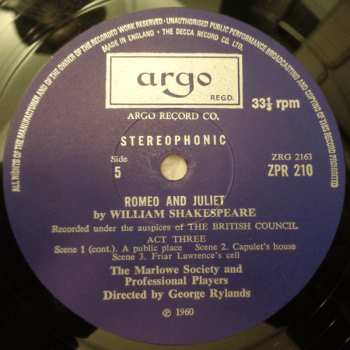 4LP/Doos William Shakespeare: Romeo and Juliet