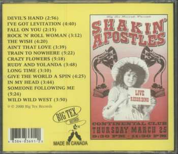 CD Shakin' Apostles: Too Hot For Snakes