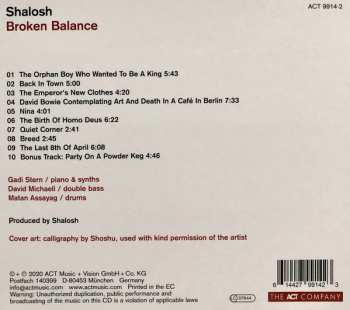 CD Shalosh: Broken Balance