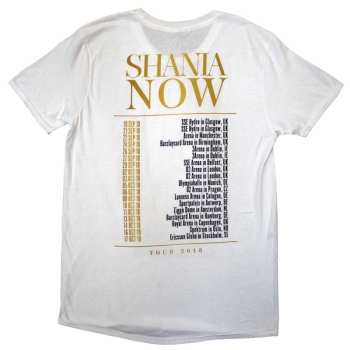 Merch Shania Twain: Shania Twain Unisex T-shirt: Tour 2018 Mic Photo (back Print & Ex-tour) (small) S