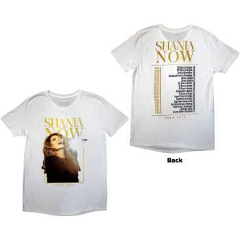 Merch Shania Twain: Shania Twain Unisex T-shirt: Tour 2018 Mic Photo (back Print & Ex-tour) (small) S