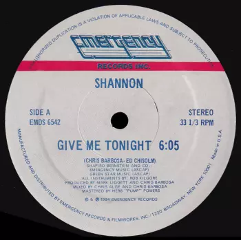 Give Me Tonight