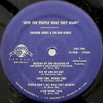 LP Sharon Jones & The Dap-Kings: Give The People What They Want
