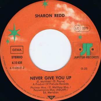 SP Sharon Redd: In The Name Of Love / Never Give You Up