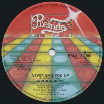 SP Sharon Redd: In The Name Of Love / Never Give You Up