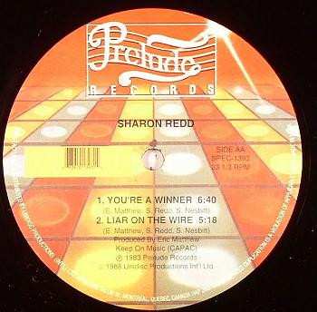 LP Sharon Redd: Never Give You Up / You're A Winner / Liar On The Wire