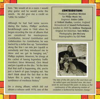 CD Shawn Phillips: Contribution / Second Contribution
