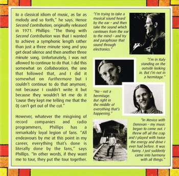 CD Shawn Phillips: Contribution / Second Contribution
