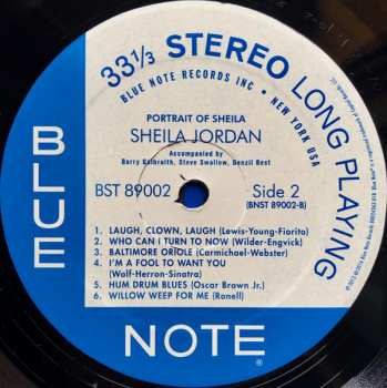 LP Sheila Jordan: Portrait Of Sheila