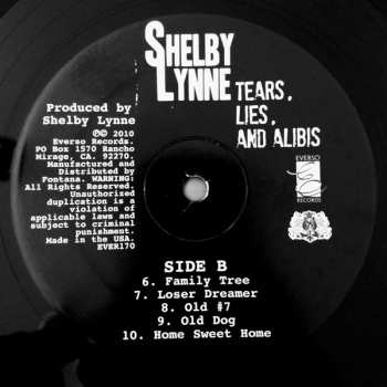 LP Shelby Lynne: Tears, Lies, And Alibis