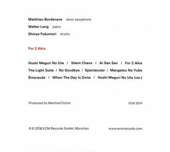 CD Shinya Fukumori Trio: For 2 Akis