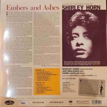 LP Shirley Horn: Embers and ashes LTD