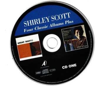 2CD Shirley Scott: Four Classic Albums: Great Scott / Like Cozy / Hip Soul / Happy Talk