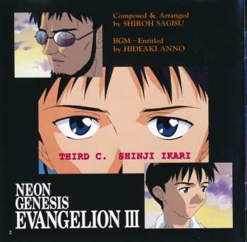CD Shiro Sagisu: Neon Genesis Evangelion III = 新世紀エヴァンゲリオン III