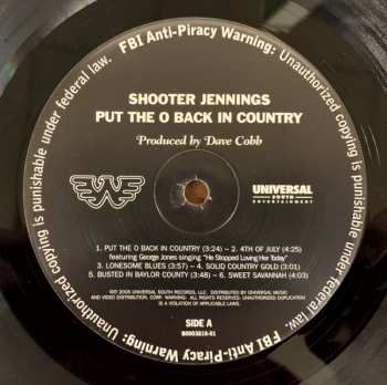 LP Shooter Jennings: Put The O Back In Country