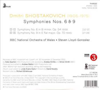 CD Dmitri Shostakovich: Symphonies Nos. 6 & 9