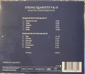 CD Dmitri Shostakovich: String Quartets 9 & 15