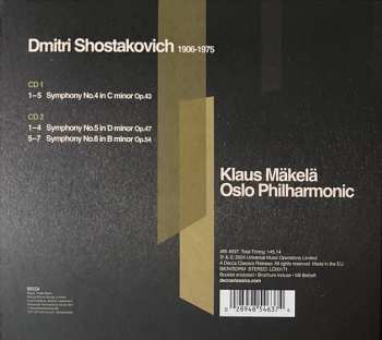 2CD Dmitri Shostakovich: Symphonies 4, 5 & 6 DIGI