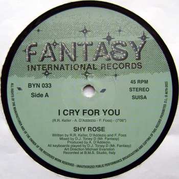 LP Shy Rose: I Cry For You