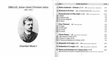 6CD/Doos Jean Sibelius: Chamber Music I
