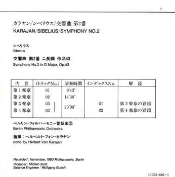 CD Berliner Philharmoniker: Symphony No. 2 In D Major, Op.43