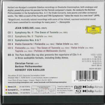 5CD/Doos/Blu-ray Herbert von Karajan: Karajan Sibelius: Complete Recordings On Deutsche Grammophon